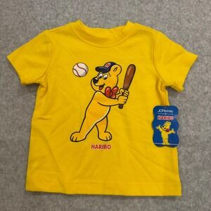 JCPenney Haribo Gold Gummy Bear Baseball Graphic T-Shirt Baby 12 Months NEW